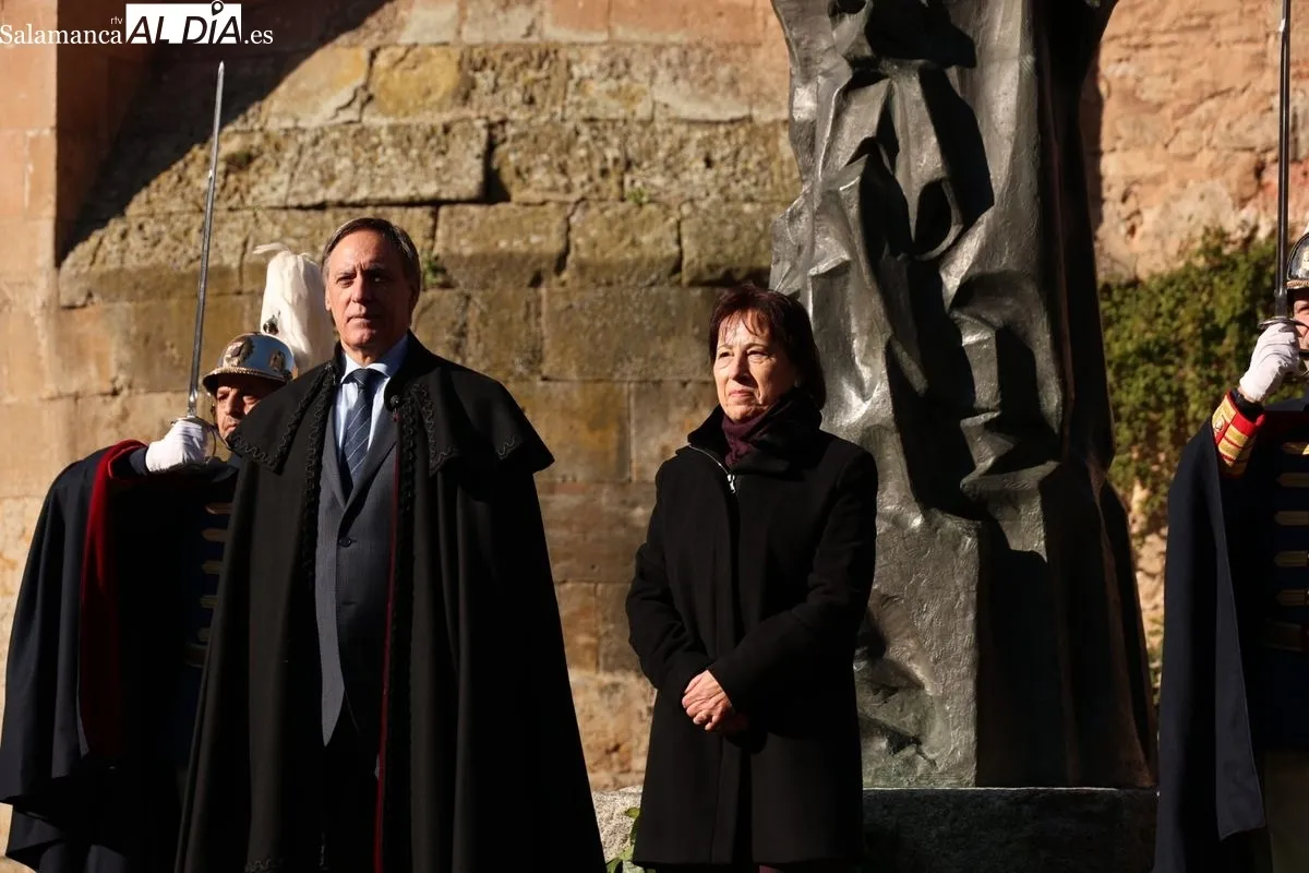 Salamanca rinde homenaje hoy a Miguel de Unamuno en el aniversario de su fallecimiento | FOTOS: David Sañudo 