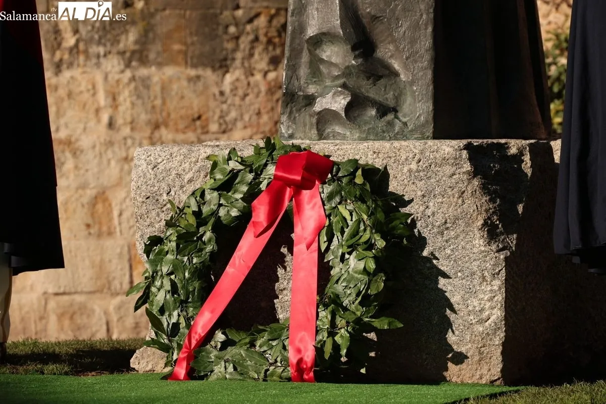 Salamanca rinde homenaje hoy a Miguel de Unamuno en el aniversario de su fallecimiento | FOTOS: David Sañudo 