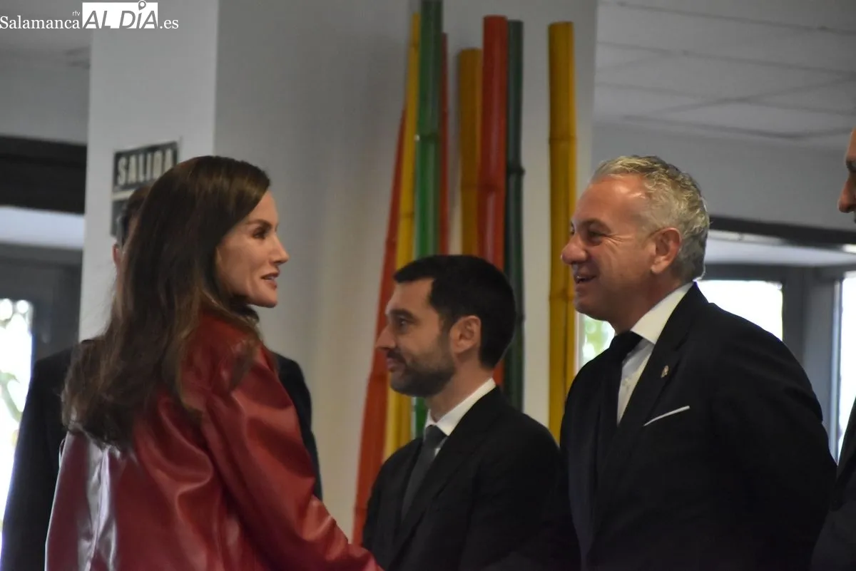 La visita de la Reina Letizia a Salamanca, en imágenes | FOTOS: Vanesa Martins 