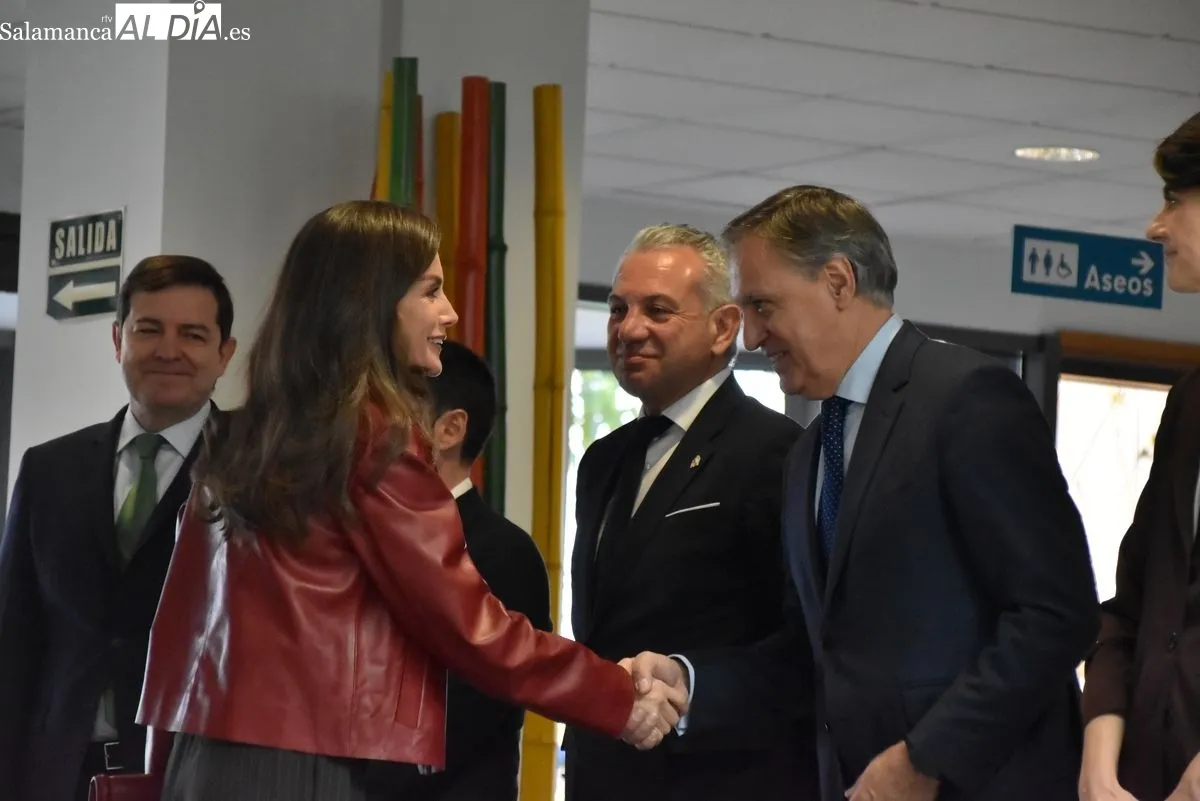 La visita de la Reina Letizia a Salamanca, en imágenes | FOTOS: Vanesa Martins 