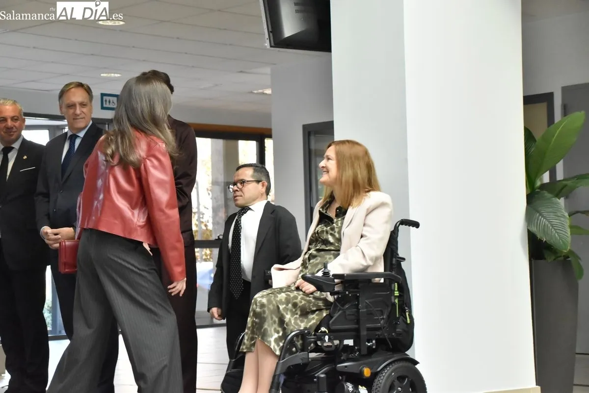 La visita de la Reina Letizia a Salamanca, en imágenes | FOTOS: Vanesa Martins 