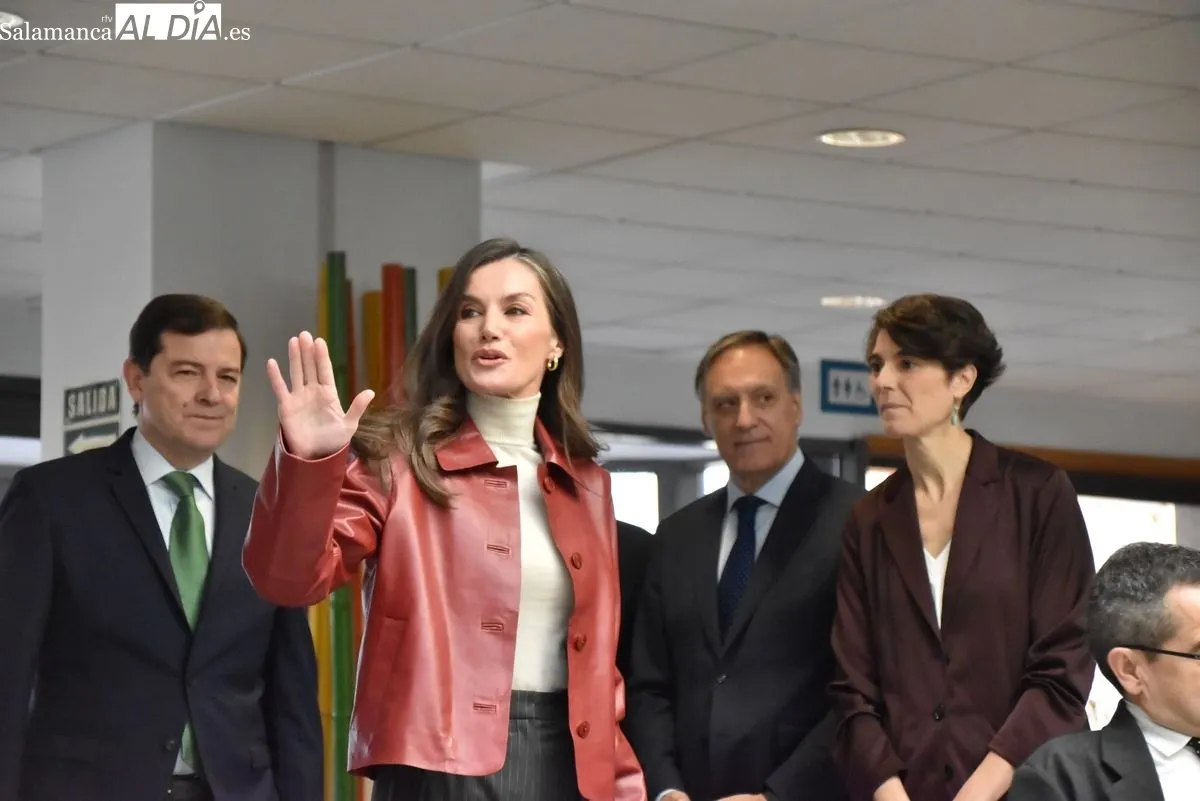 La visita de la Reina Letizia a Salamanca, en imágenes | FOTOS: Vanesa Martins 