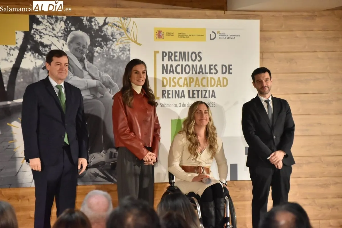 La Reina Letizia preside en Salamanca la entrega de los Premios Nacionales de Discapacidad | FOTOS: Vanesa Martins 