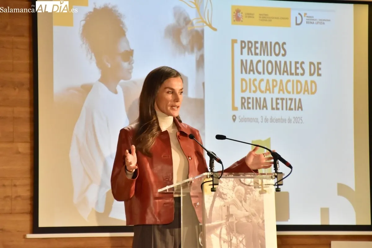 La visita de la Reina Letizia a Salamanca, en imágenes | FOTOS: Vanesa Martins 