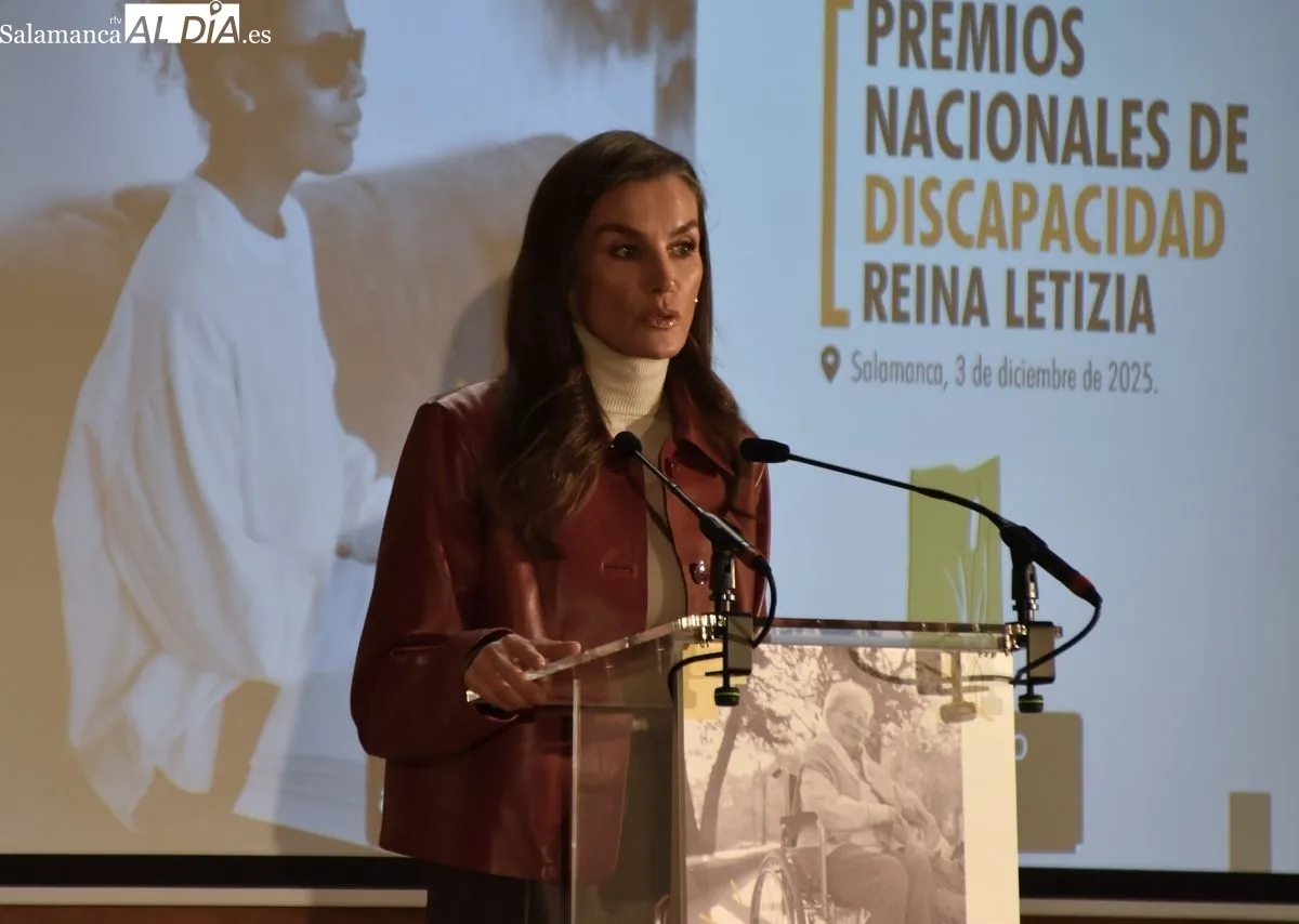 La Reina Letizia preside en Salamanca la entrega de los Premios Nacionales de Discapacidad | FOTOS: Vanesa Martins 