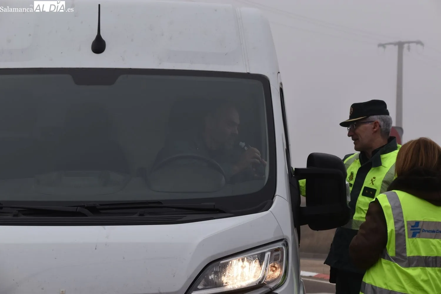 Control de alcohol y drogas en una de las vías más transitadas de Salamanca | FOTOS: Vanesa Martins