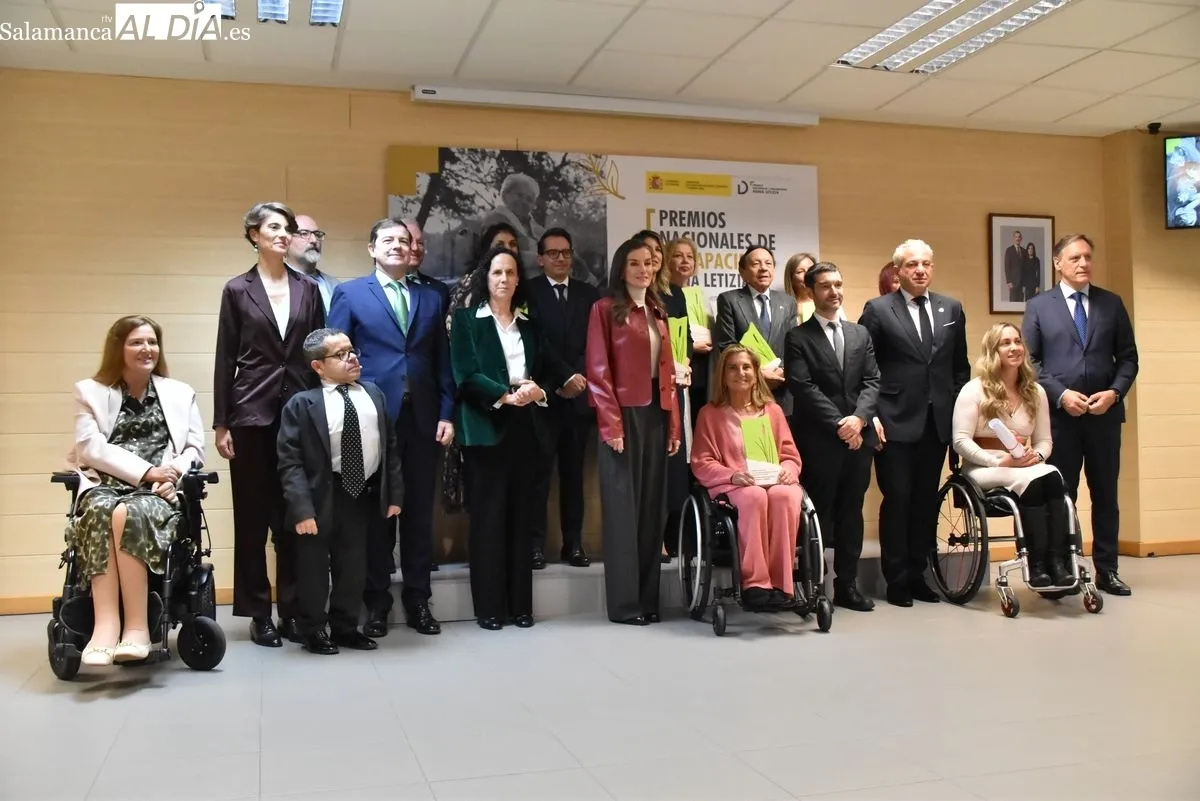 La Reina Letizia preside en Salamanca la entrega de los Premios Nacionales de Discapacidad | FOTOS: Vanesa Martins 