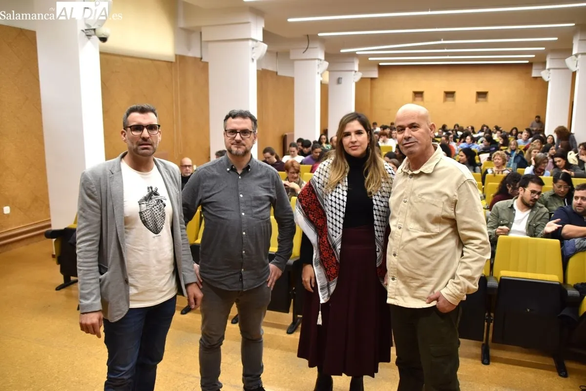 La Facultad de Educación de la Universidad de Salamanca durante la jornada 'Palestina hoy: Educar en situación de emergencia' | FOTOS: Vanesa Martins 