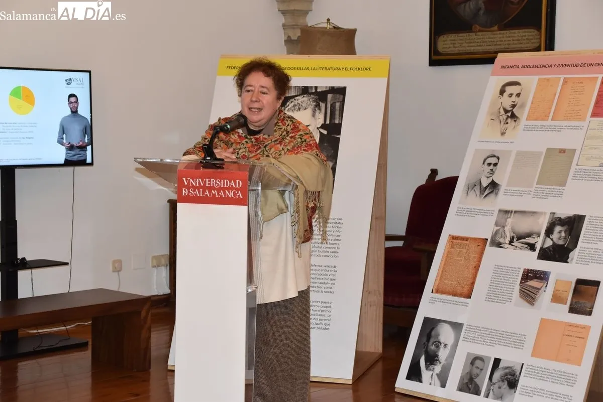 Exposición sobre Federico de Onís en la Casa-Museo Unamuno. Foto de Toni Sánchez