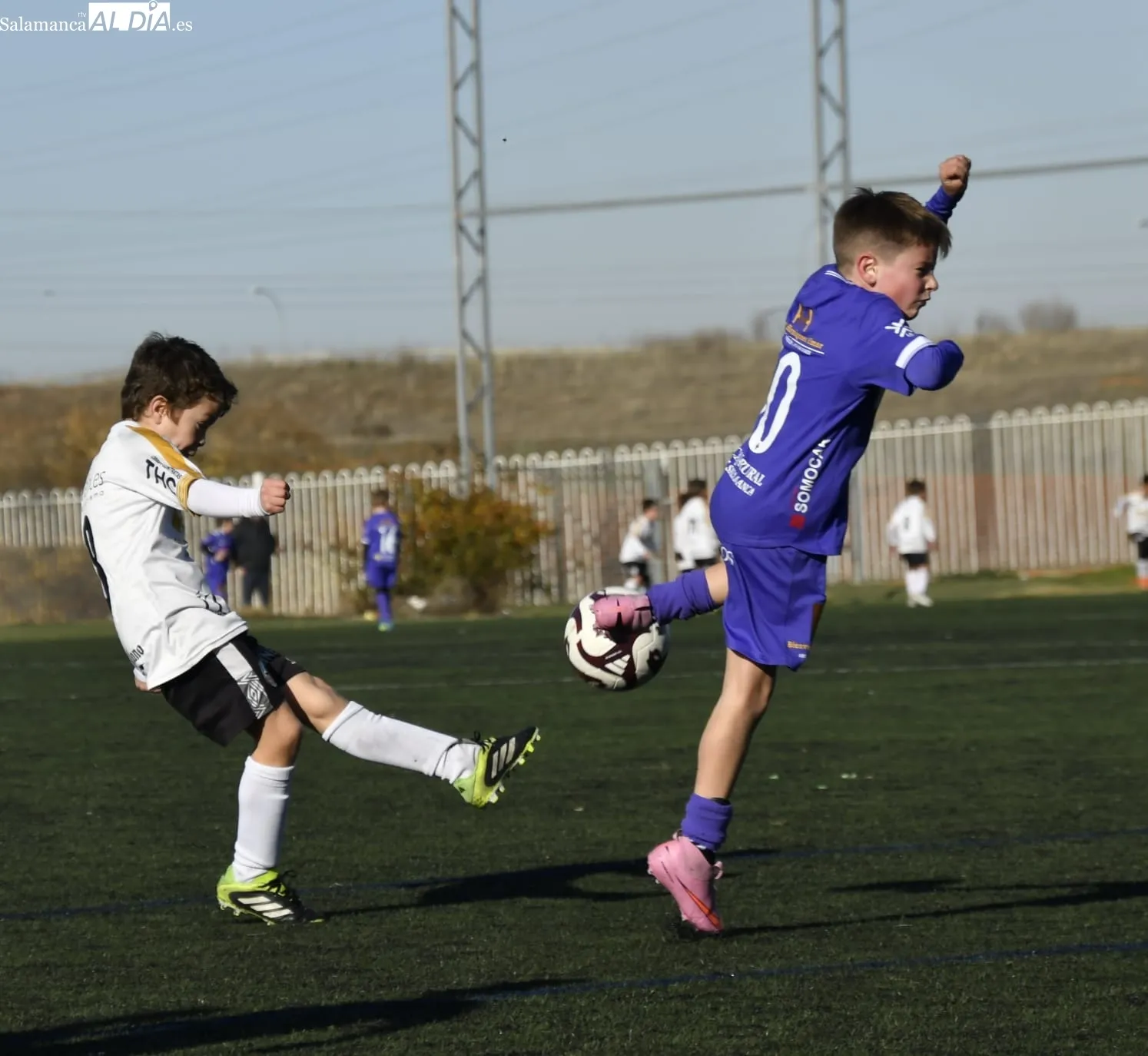 Partidos de fútbol base en El Tori