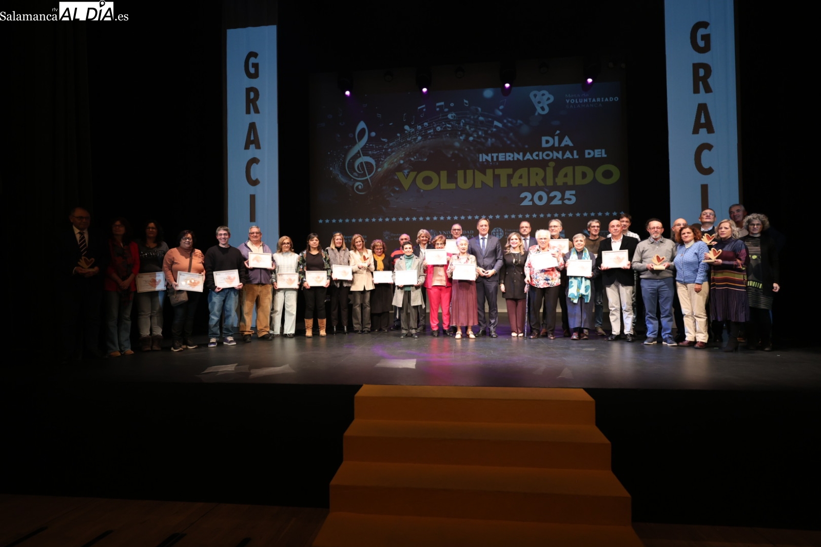 Voluntariado en Salamanca: homenaje a 23 referentes locales