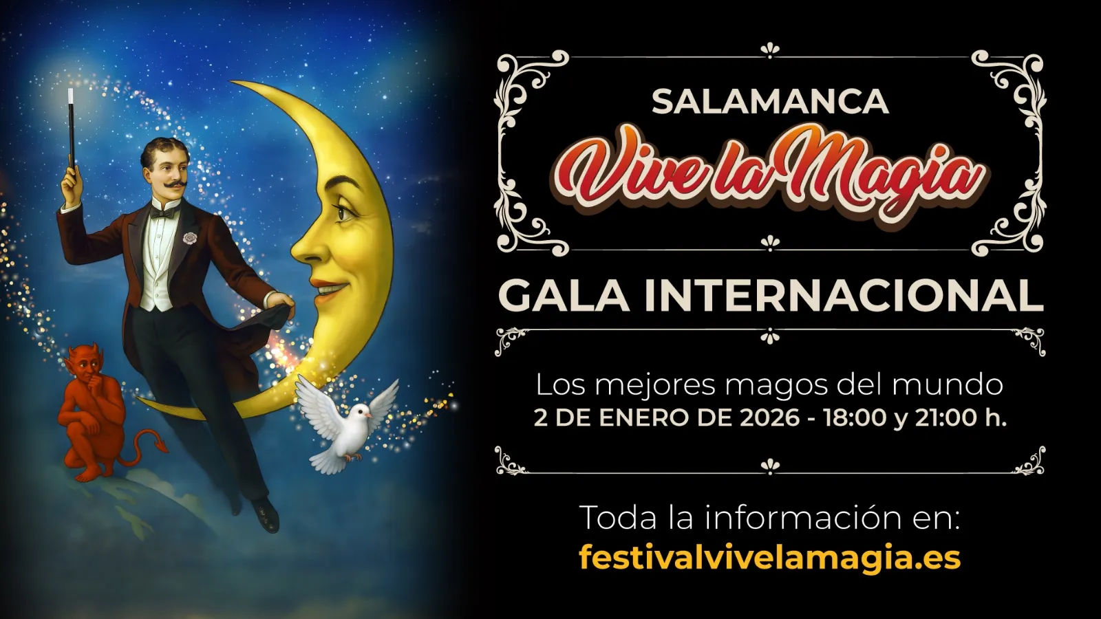 La gala 'Salamanca Vive la Magia' trae a seis ilusionistas internacionales al Teatro Liceo
