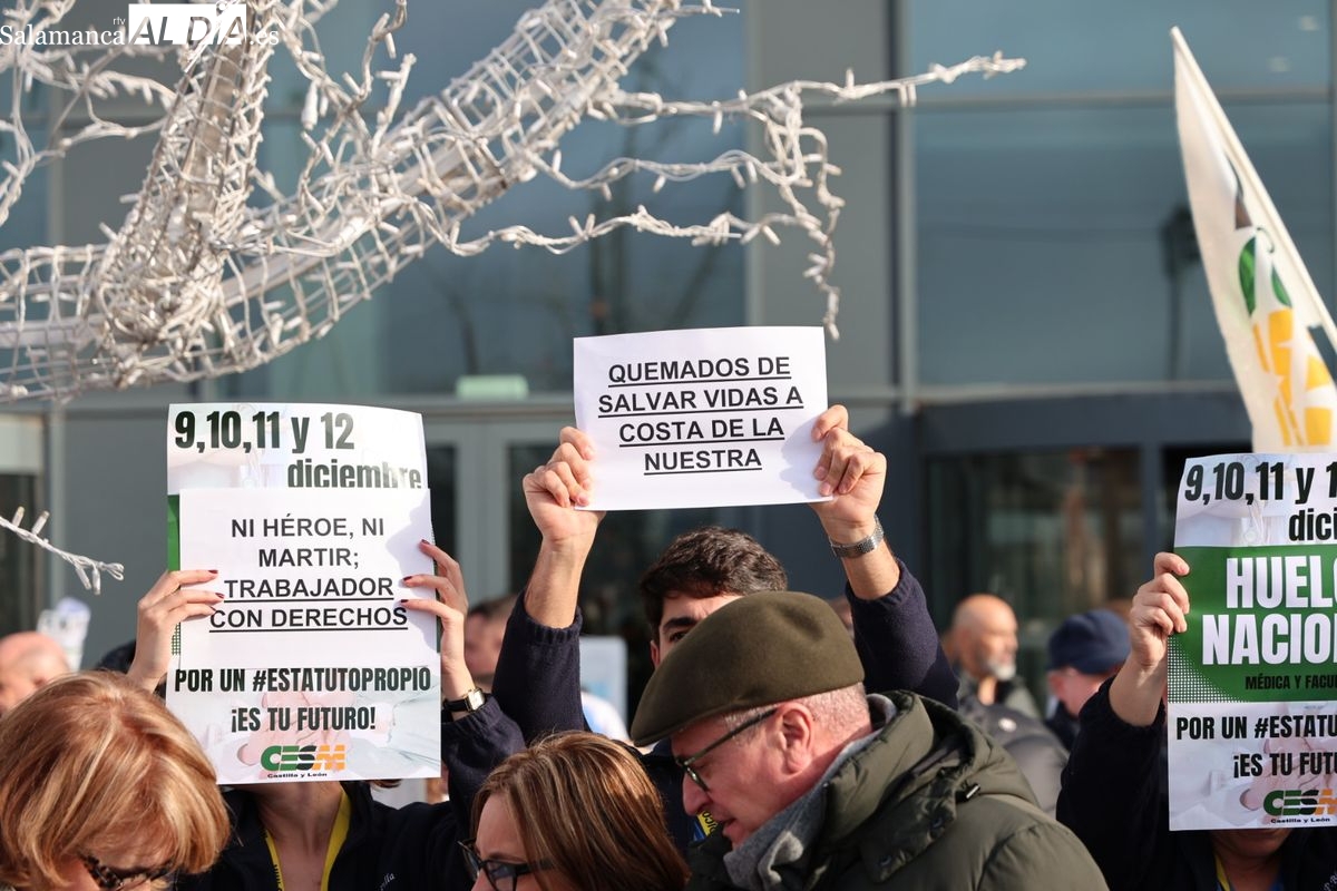 Huelga médicos Salamanca: seguimiento del 70% y quejas por las guardias