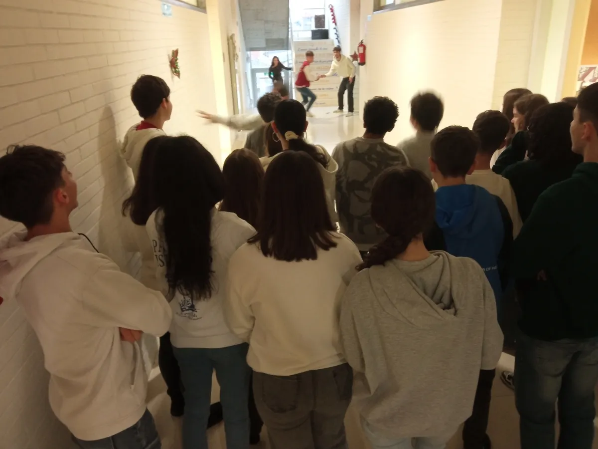 Yincana de juegos celebrada ayer viernes coordinada por Raquel García Sevillano