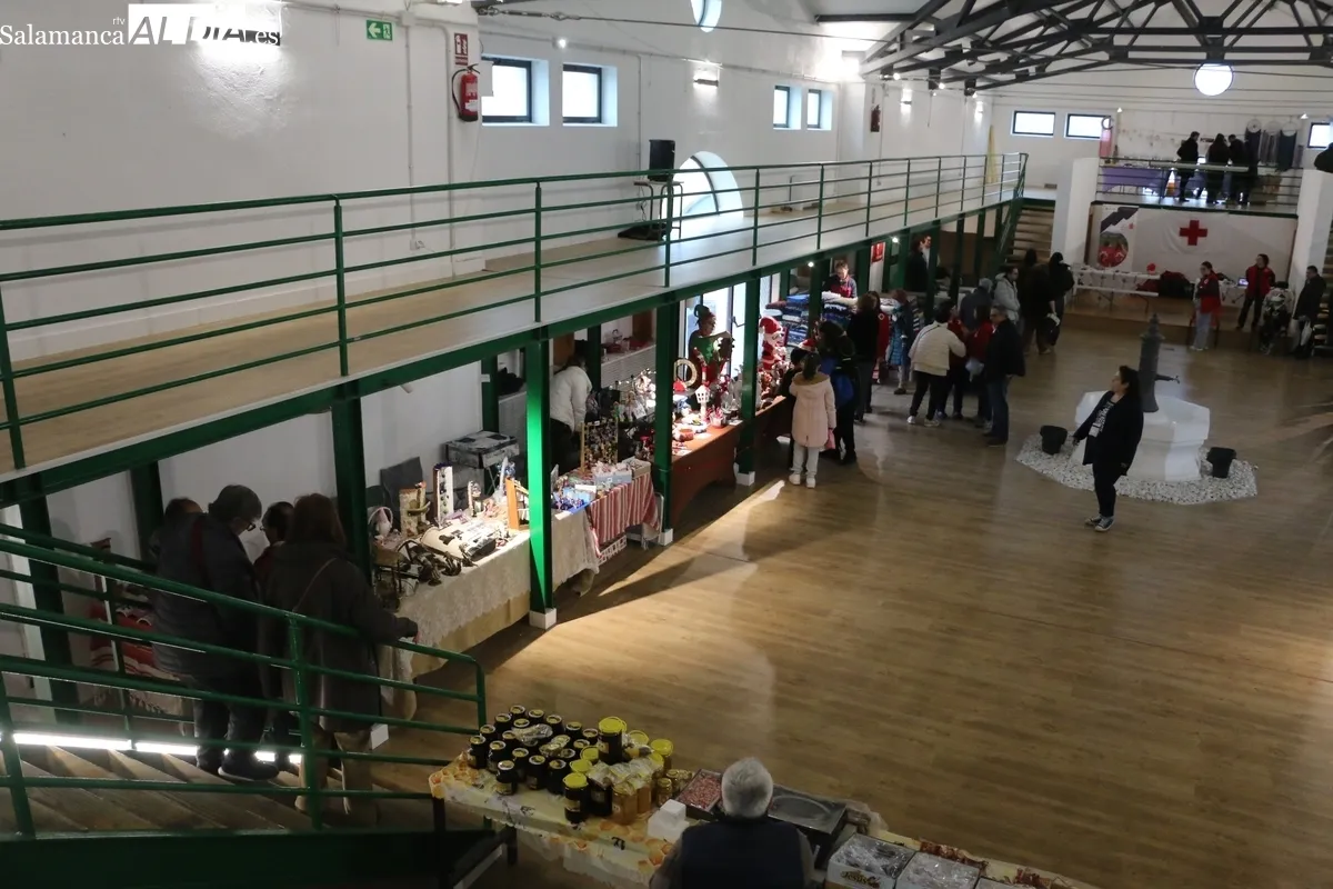 El mercadillo navideño se desarrolla hasta las 20:00 horas de este sábado / CORRAL 