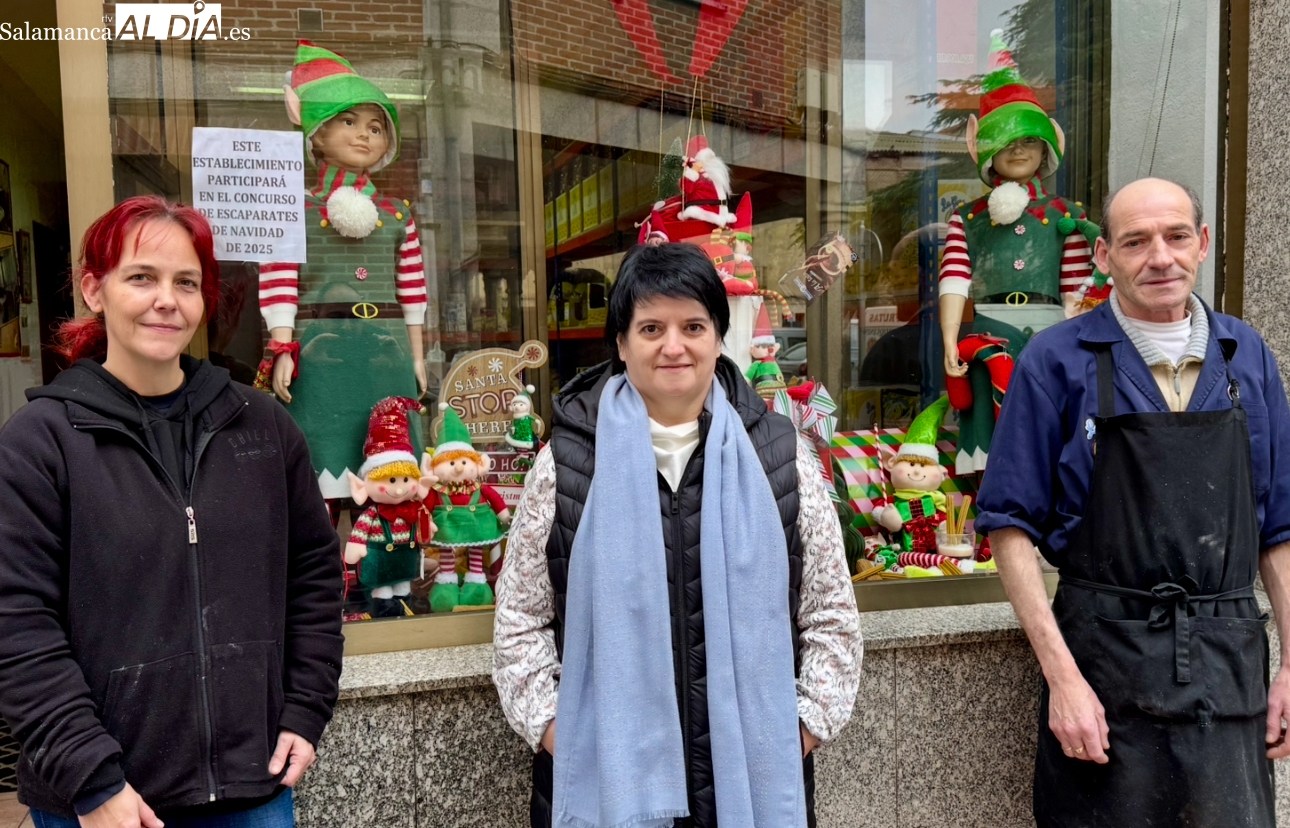 De los churros y porras históricos a los elfos navideños: Churrería La Gaviota endulza una navidad especial en Peñaranda