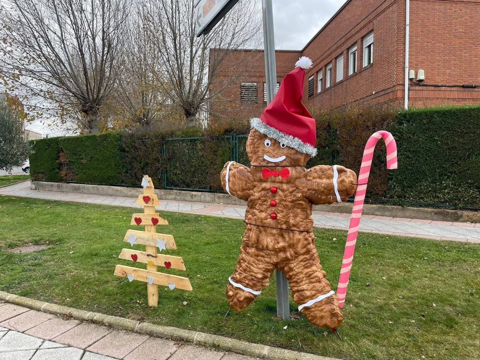 Foto 2 - Acopedis decora la navidad en Pe&ntilde;aranda, en lugares como la Plaza Nueva, lugar sin luces festivas y con cr&iacute;ticas al Ayuntamiento
