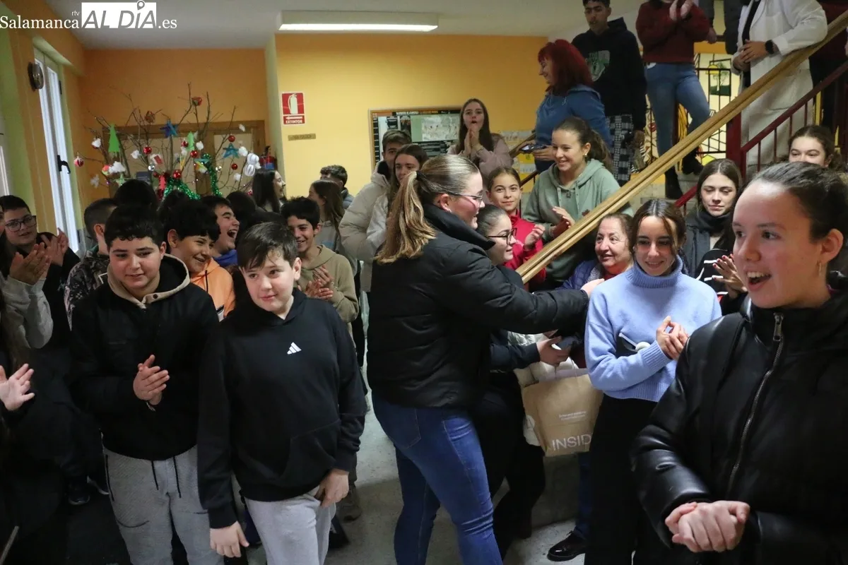 Reinauguración de la biblioteca del IES Tierras de Abadengo de Lumbrales / CORRAL