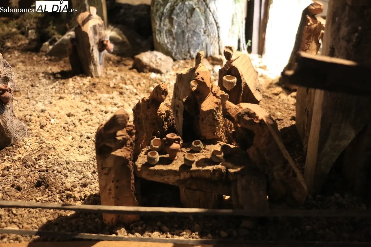 El belén se ubica en el interior de la ermita de la finca / CORRAL