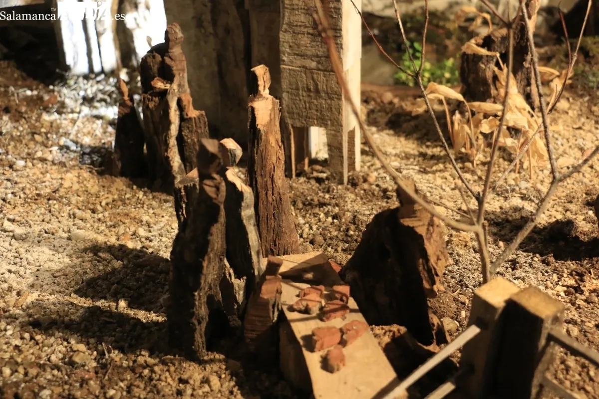 El belén se ubica en el interior de la ermita de la finca / CORRAL