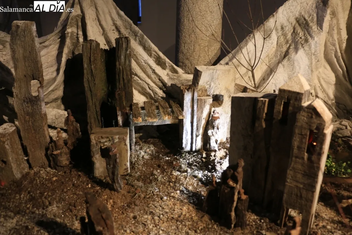 El belén se ubica en el interior de la ermita de la finca / CORRAL