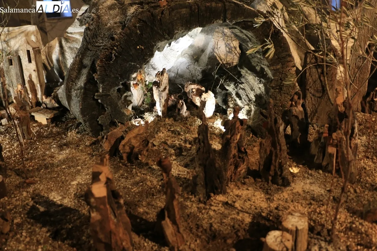 El belén se ubica en el interior de la ermita de la finca / CORRAL