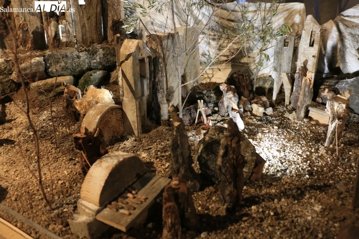 El belén se ubica en el interior de la ermita de la finca / CORRAL