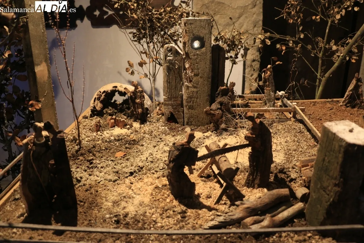 El belén se ubica en el interior de la ermita de la finca / CORRAL