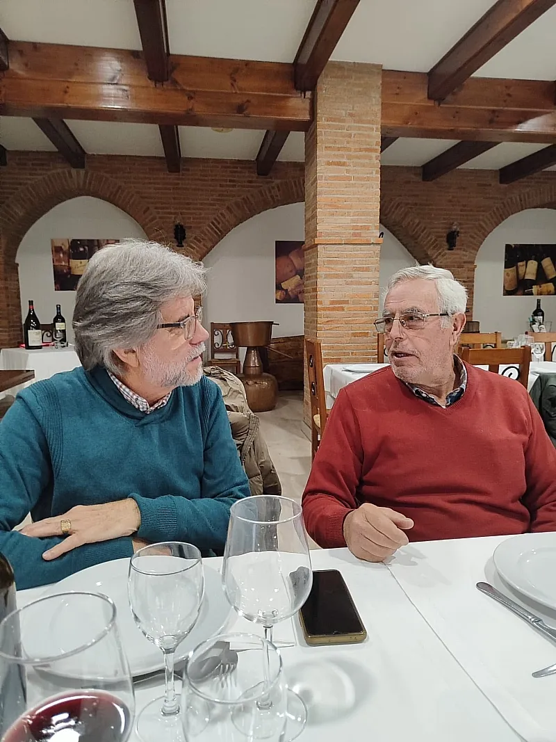 Los jubilados de ENUSA celebran su tradicional comida de Navidad