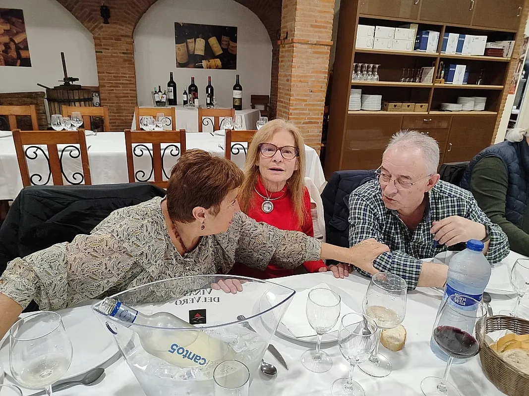 Los jubilados de ENUSA celebran su tradicional comida de Navidad