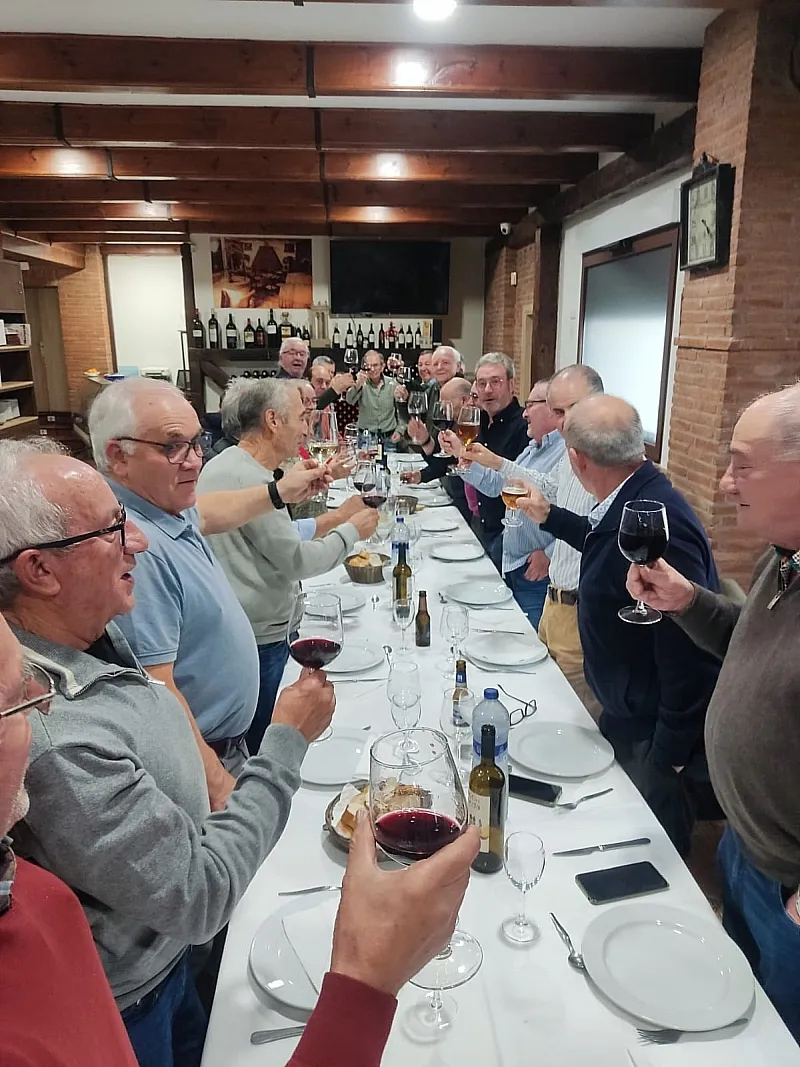 Los jubilados de ENUSA celebran su tradicional comida de Navidad