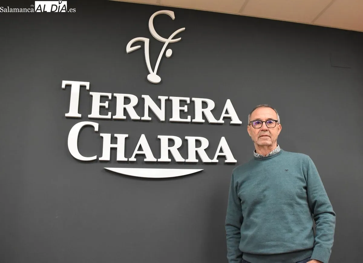 Javier Boyero, presidente de la Marca de Garantía Ternera Charra. Foto T. Sánchez