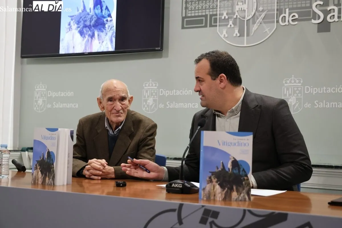 Presentación del libro 'La comarca de Vitigudino', de Graciliano Sánchez / FOTOS: DAVID SAÑUDO