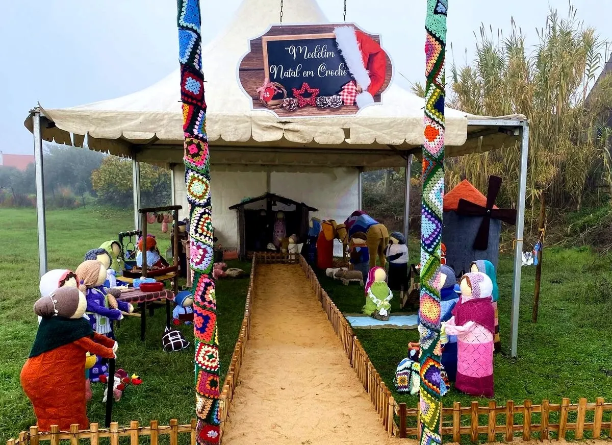 Una Navidad en croché en Medelim (Idanha, Portugal) 