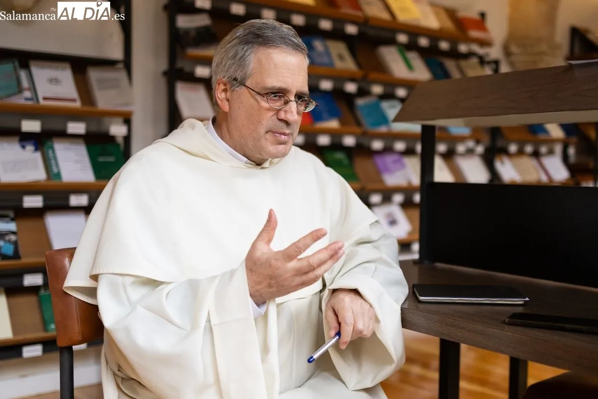 Manuel Ángel Martínez, prior del Convento de los Dominicos. Foto de David Sañudo