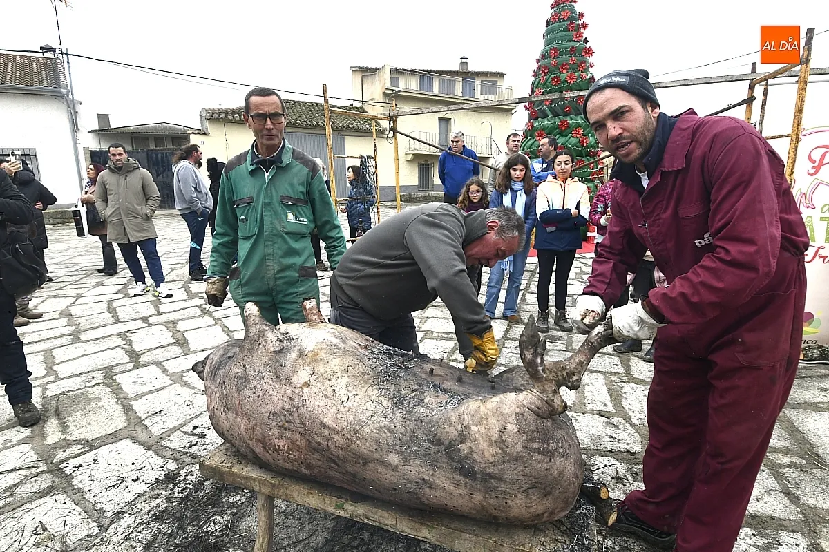 Matanza tradicional del cerdo en Villar de la Yegua/ Fotos: Adrián M.Pastor