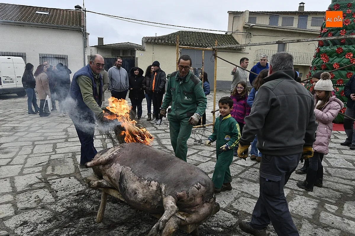 Matanza tradicional del cerdo en Villar de la Yegua/ Fotos: Adrián M.Pastor