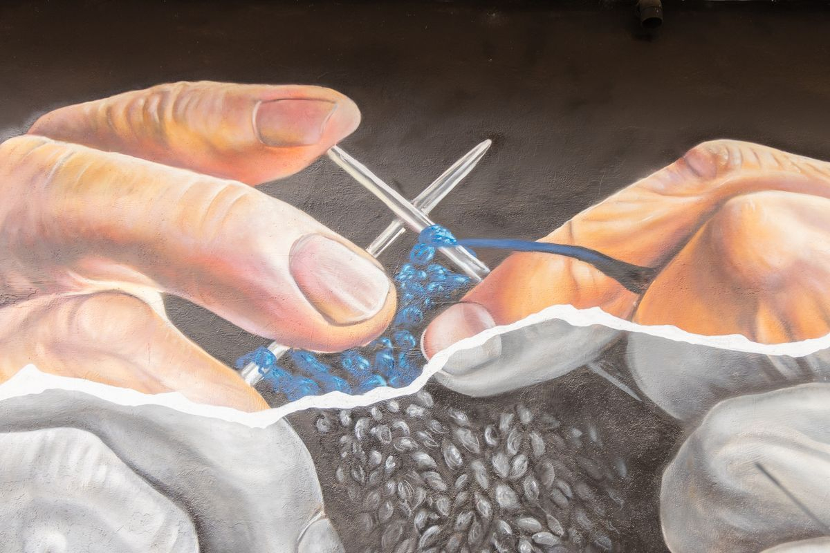 Mural punto barrio oeste