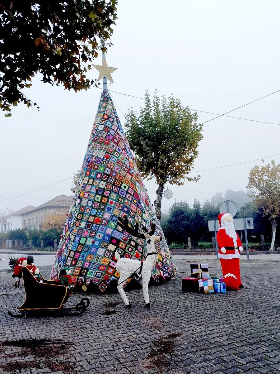Una Navidad en croché en Medelim (Idanha, Portugal) 
