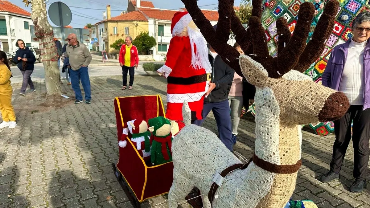 Una Navidad en croché en Medelim (Idanha, Portugal) 