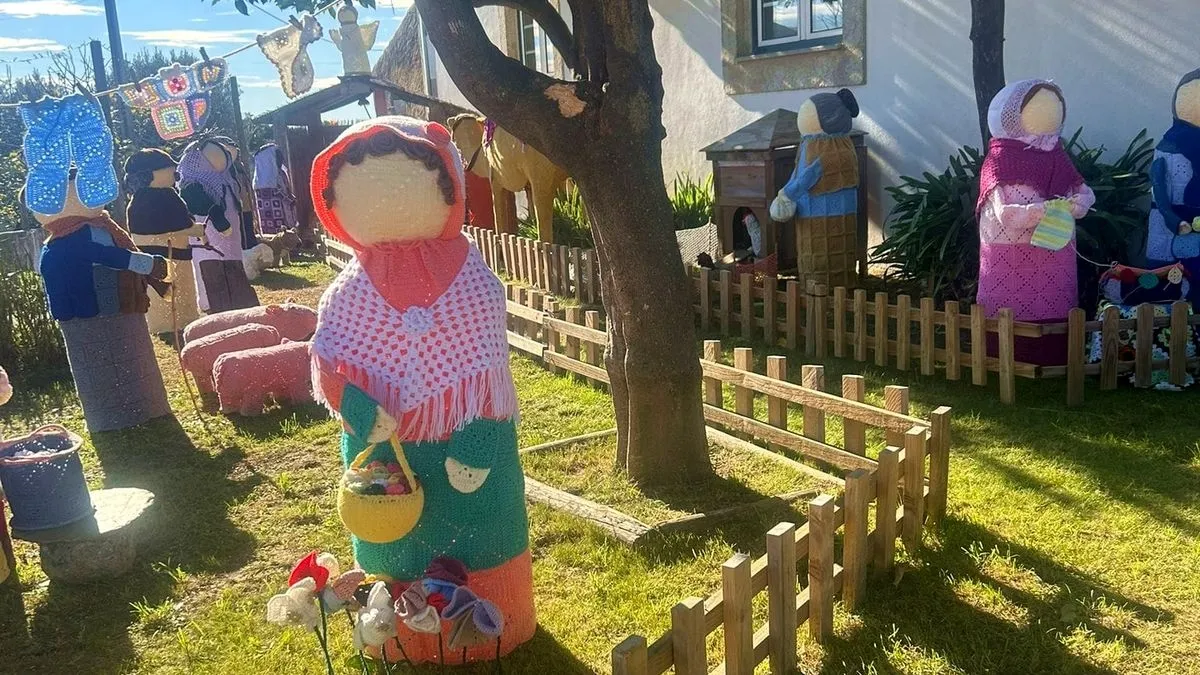 Una Navidad en croché en Medelim (Idanha, Portugal) 