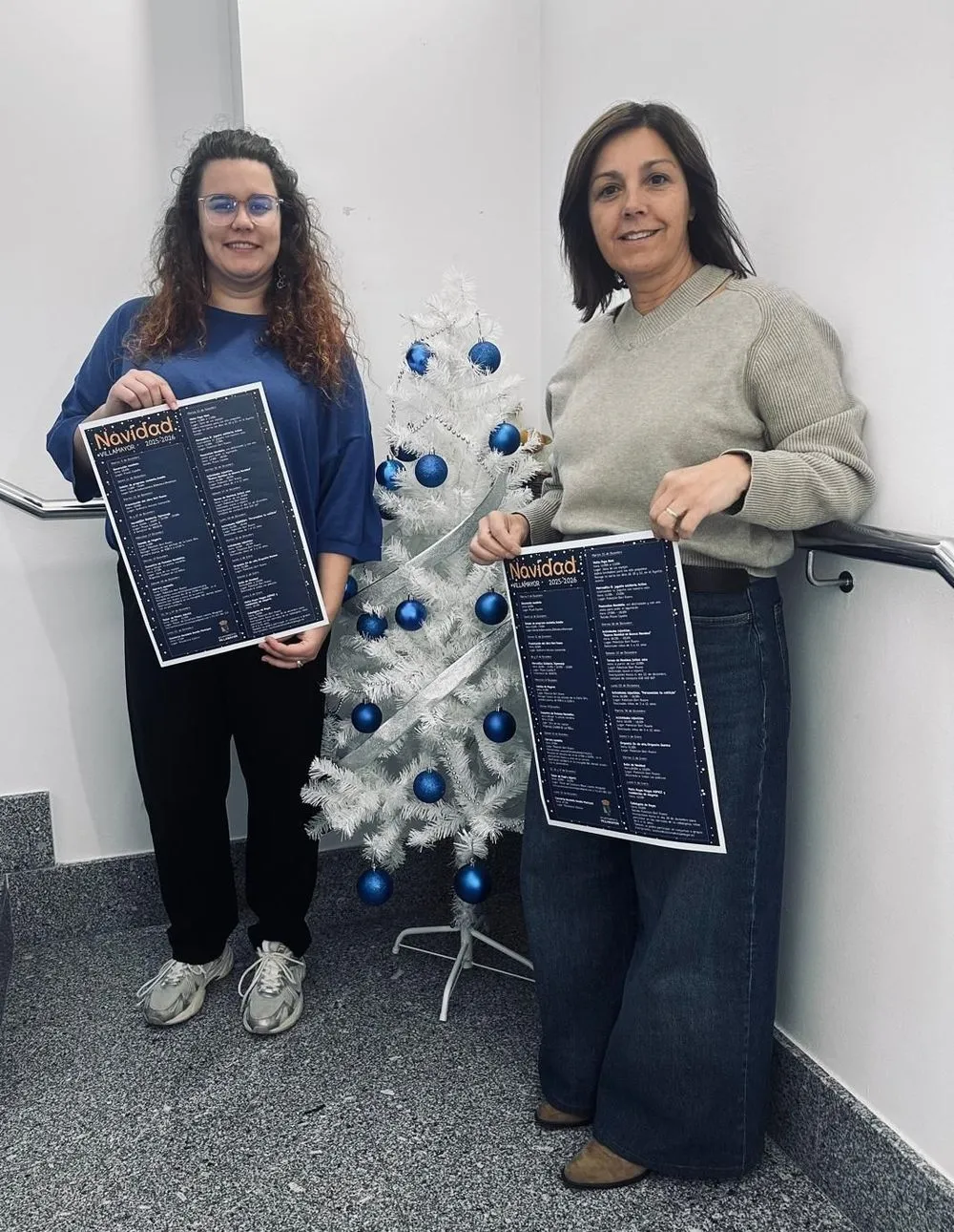 Marisol García Rivero, concejala de Acción Social, y Lucía Guinaldo, concejala de Festejos