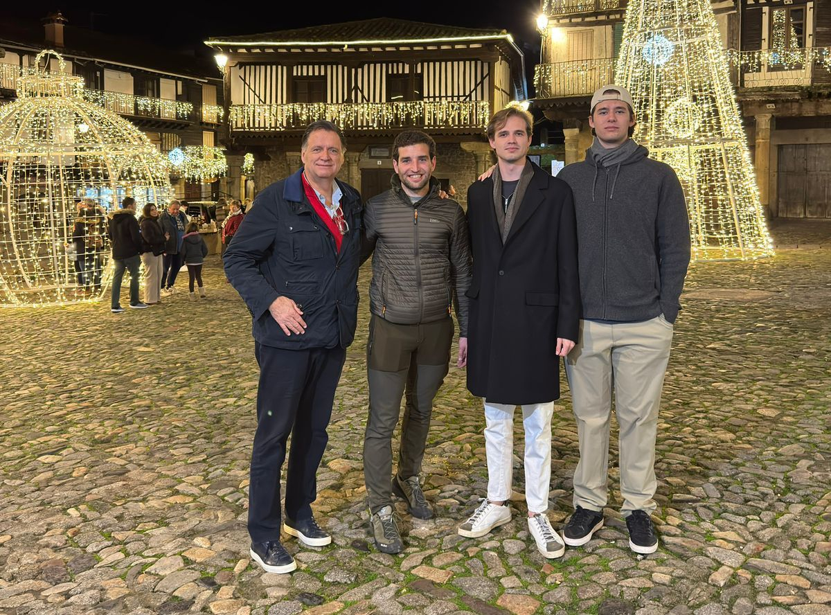 Pablo Moreno visita sus orígenes en la Sierra de Francia