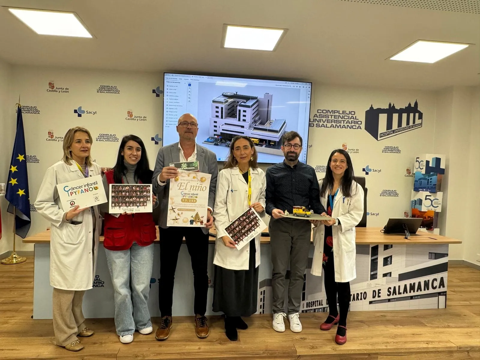 Foto 2 - El Hospital de Salamanca recrear&aacute; sus instalaciones en una gran maqueta de Lego para humanizar la atenci&oacute;n pedi&aacute;trica