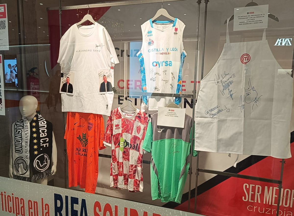 Rifa Cruz Roja en Salamanca: premios de Sanz y MasterChef