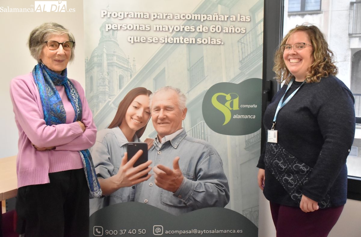 Soledad en mayores de Salamanca: el programa que acompaña