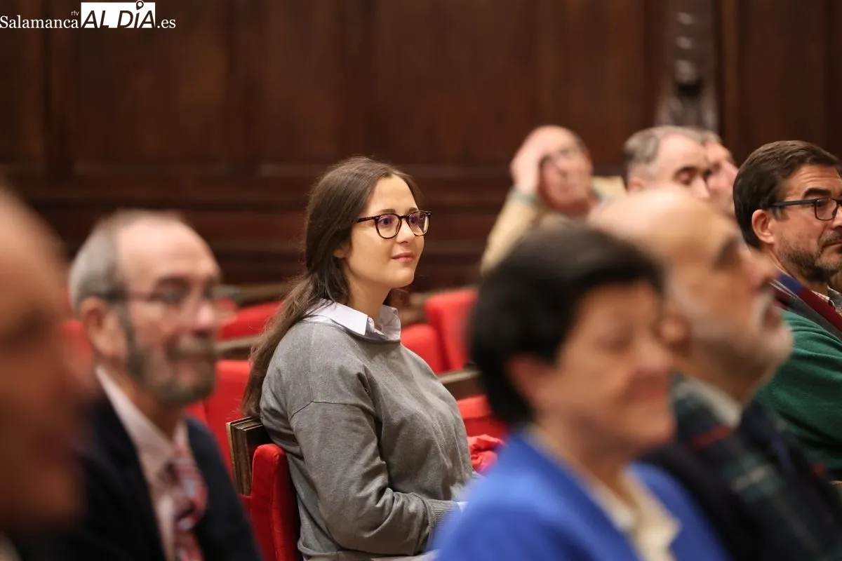 Ceremonia de ingreso de la doctora Sonsoles Castro en la Real Academia de Medicina de Salamanca. Foto: David Sañudo