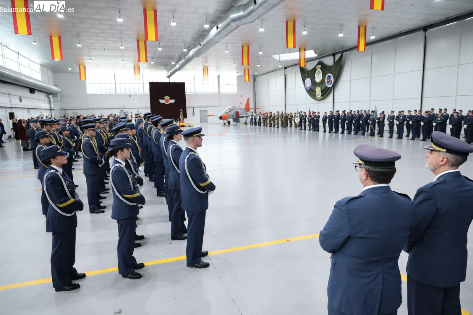 La Base de Matacán celebra a su patrona, la Virgen de Loreto