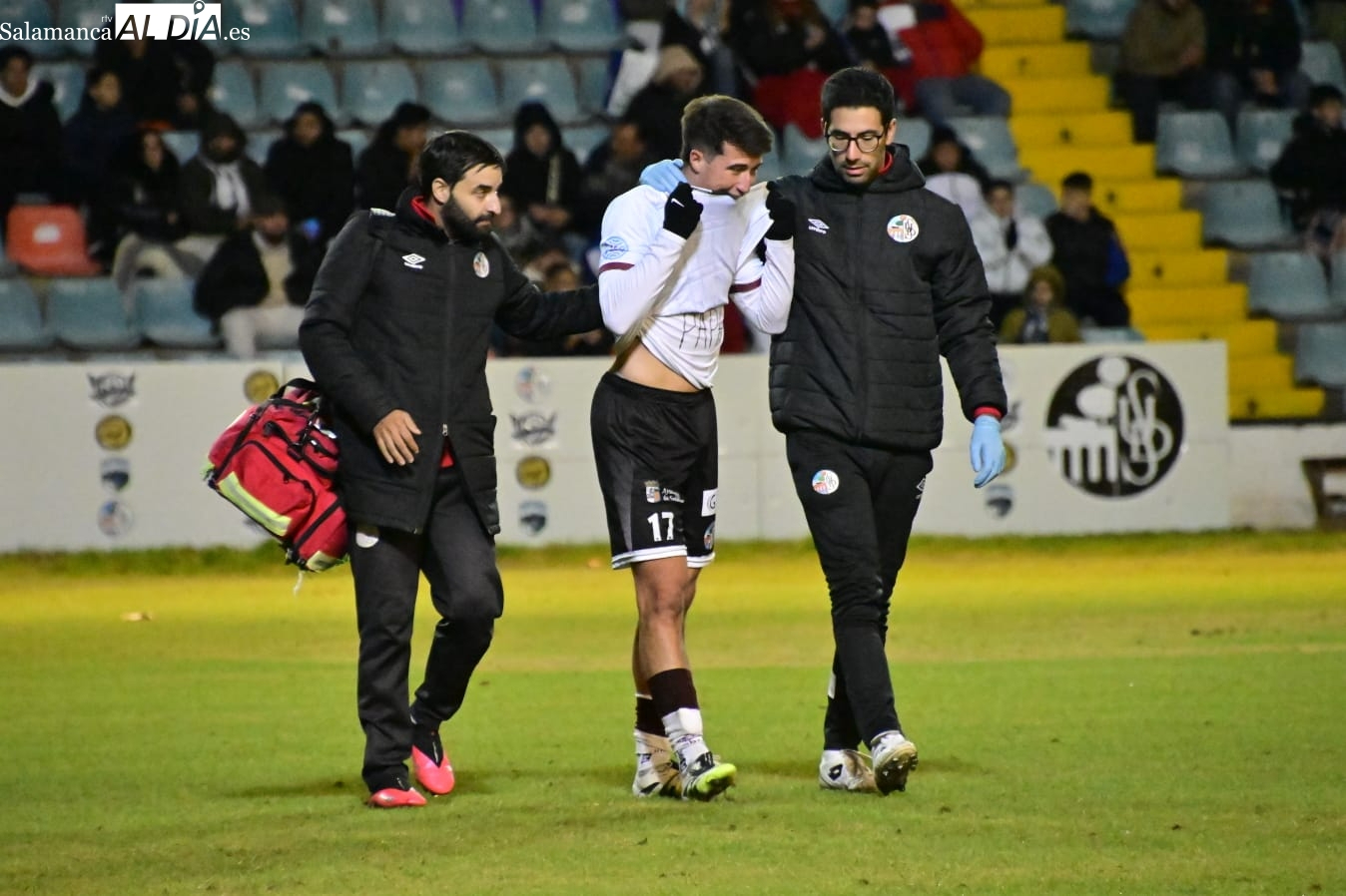 El Salamanca UDS ofrece los partes médicos de Davo y Dani Hernández sin comunicar la duración de sus bajas