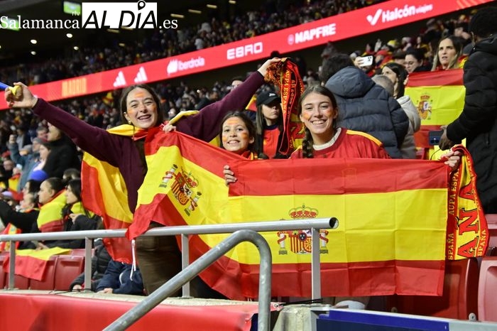 FOTOS | Salamanca no se pierde la final España - Alemania de la Nations League con hasta ocho clubes en el Metropolitano